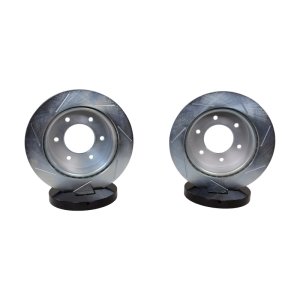 Ford Bronco Brake Rotors (2) - Rear - Baer Brakes - Claw Performance Rear Slot/Zinc - `21-`25